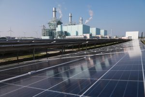 Zonnepanelen voor een fabriek