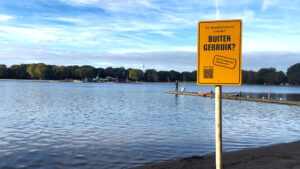 Foto van bord Buiten Gebruik bij Maarsseveense plassen