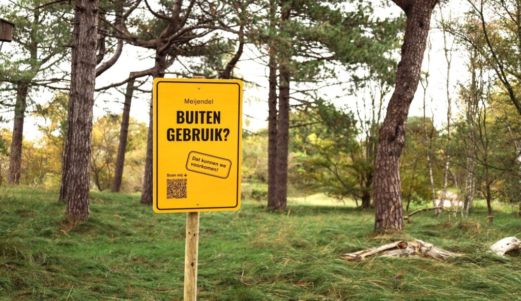 Foto van bord Buiten Gebruik in Meijendel