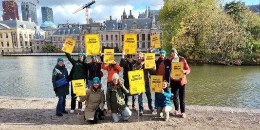 Foto van klimaatmars 2025