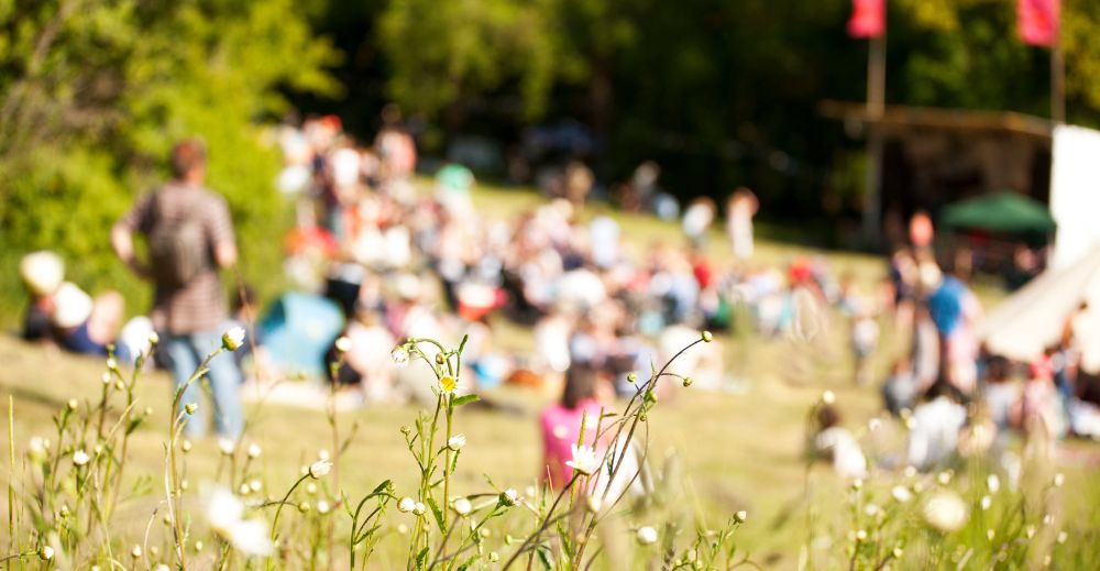 Mensen in het park
