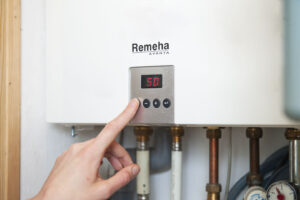 instellen cv-ketel op 50 graden