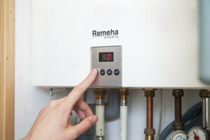 cv-ketel instellen op 50 graden