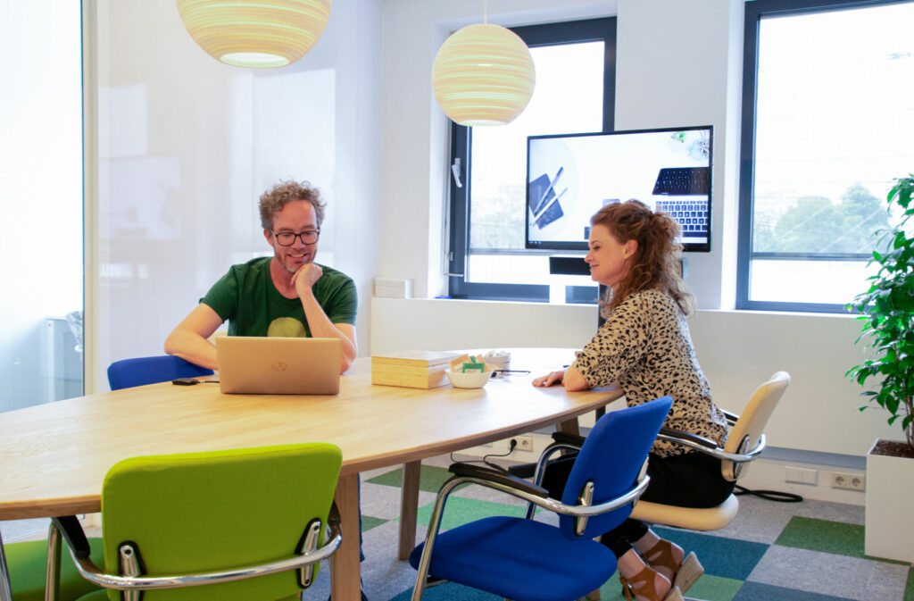 collega's natuur en milieu in overleg
