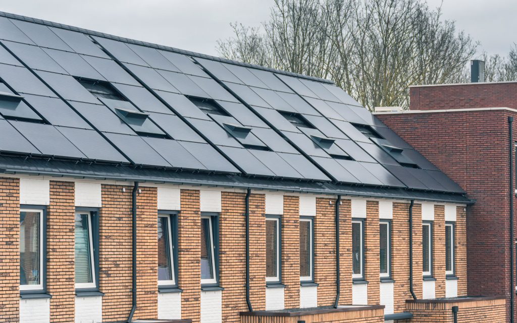 woningen met zonnepanelen