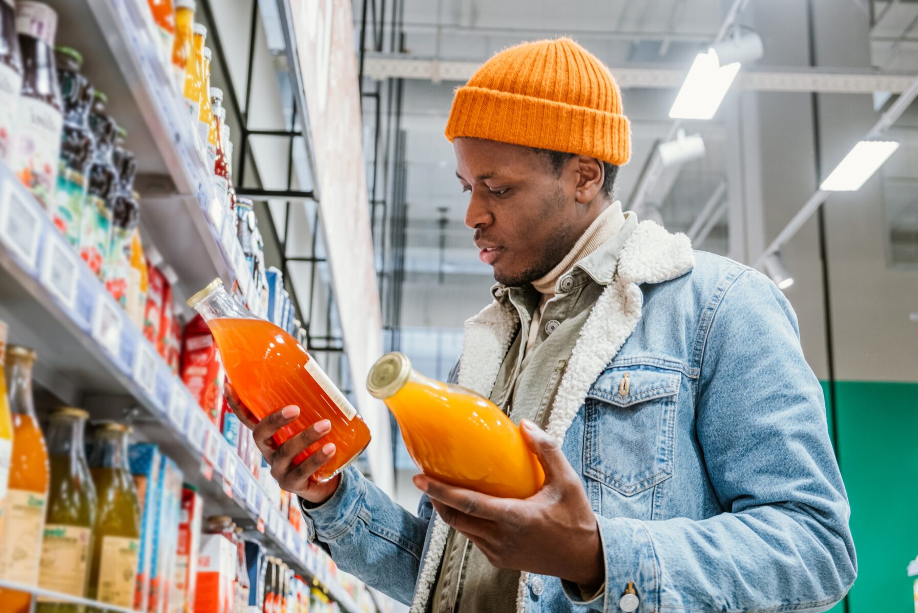 Eten kopen in de supermarkt