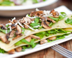 paddenstoelen lasagne